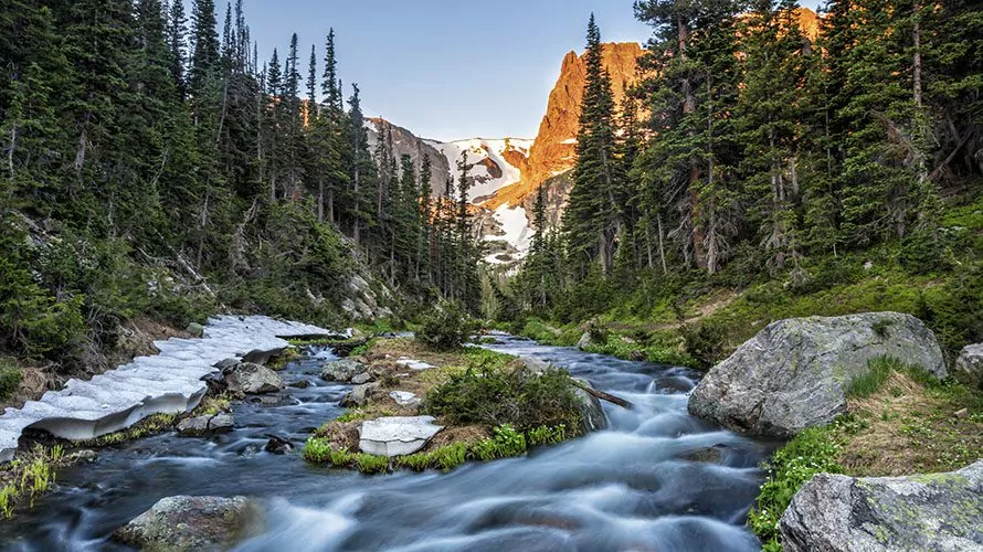 Early spring in the Rockies